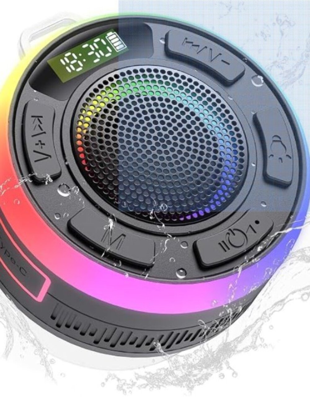 Waterproof Shower Bluetooth Speaker, Portable Small Speaker